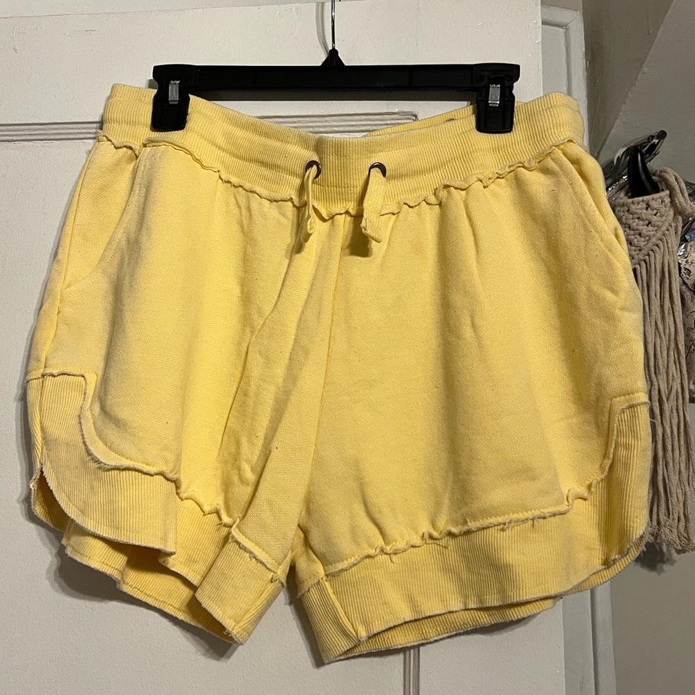 Yellow Women's Shorts